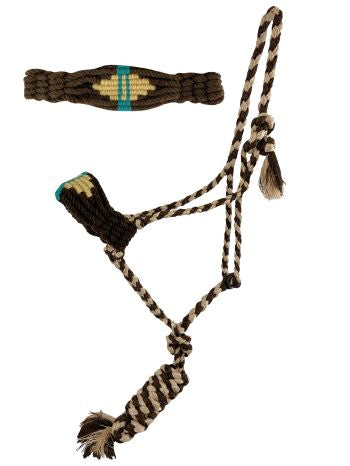 Halter - Mule Tape Halter with Mohair Noseband