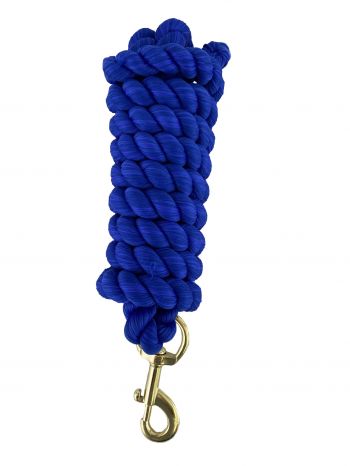 Lead Rope - Cotton Lead Rope with or without chain
