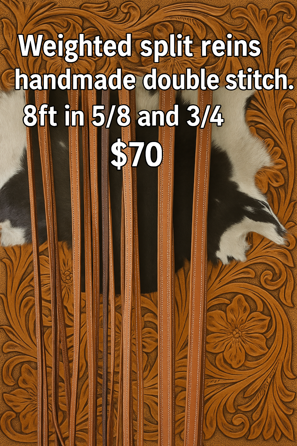 Reins-weighted split reins