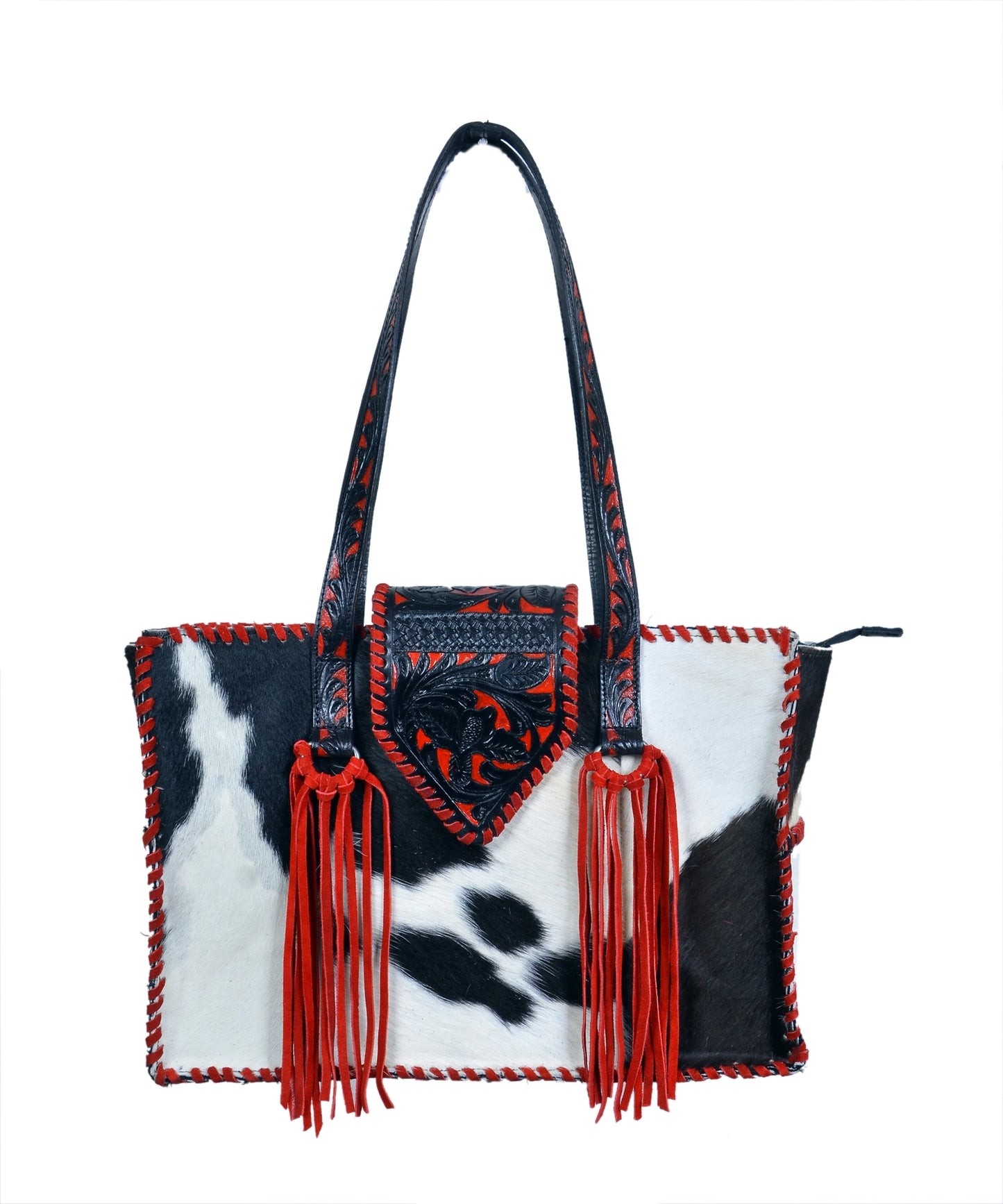 Rafter T-Tote with Red Whipstitch