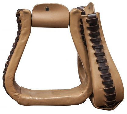 Stirrup - Leather Covered Western Stirrups