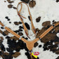 Tack Set - Roughout Buckstitch One Ear Headstall and Breast Collar Set w/ Reins