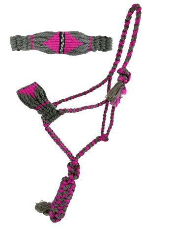 Halter - Mule Tape Halter with Mohair Noseband