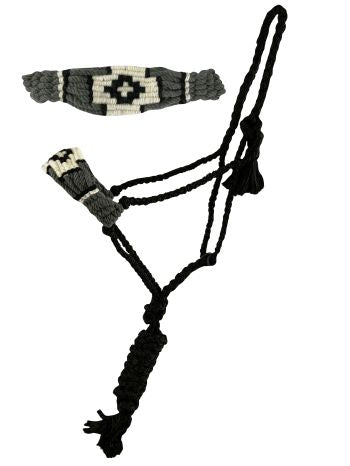 Halter - Mule Tape Halter with Mohair Noseband
