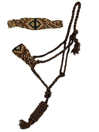 Halter - Mule Tape Halter with Mohair Noseband