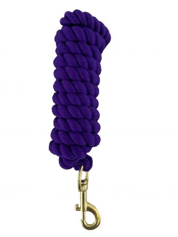 Lead Rope - Cotton Lead Rope with or without chain