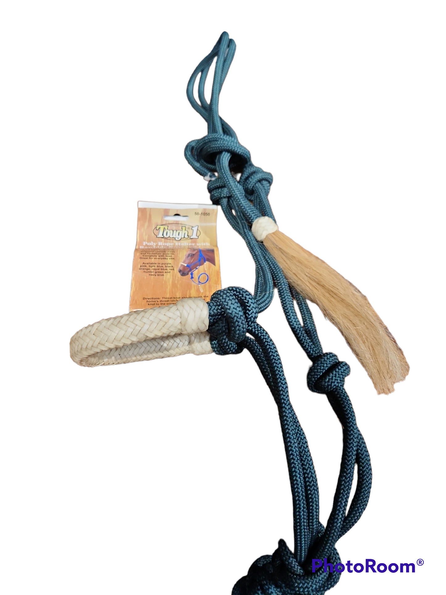 Halter - Cowboy Knot Halter with Rawhide Noseband
