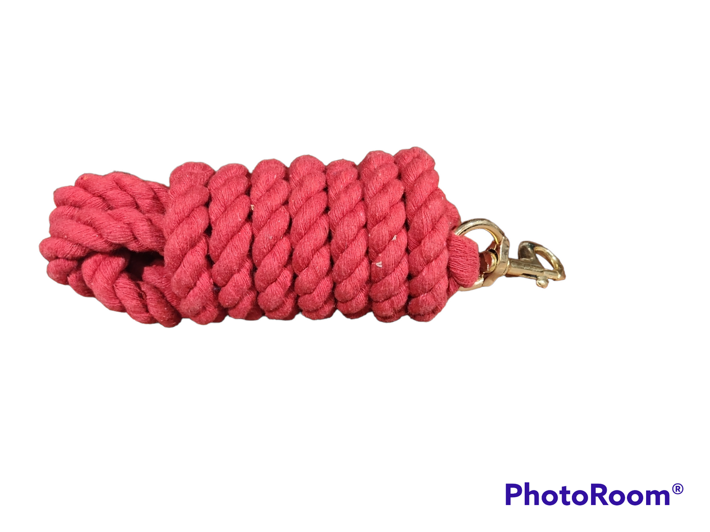 Lead Rope - Cotton Lead Rope with or without chain